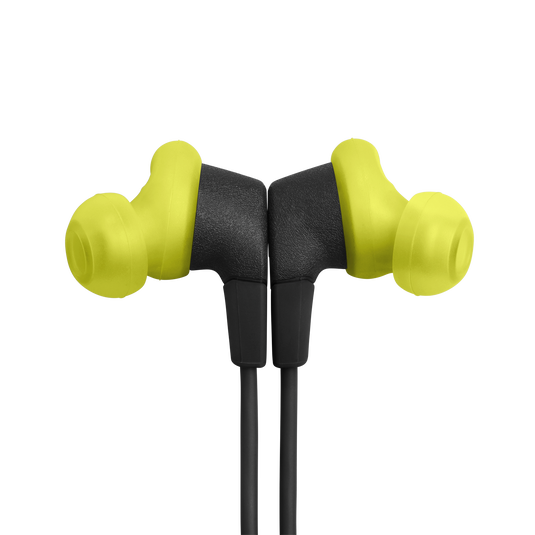 JBL Endurance Run 3 USB-C - Black / Lime - USB-C Wired Sport Headphones - Front image number null